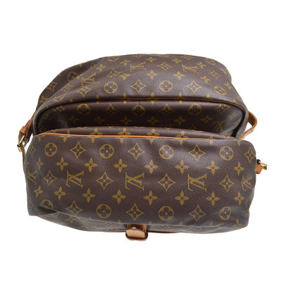 Louis Vuitton Saumur Monogram Canvas, Brown, Canvas, Shoulder Bag