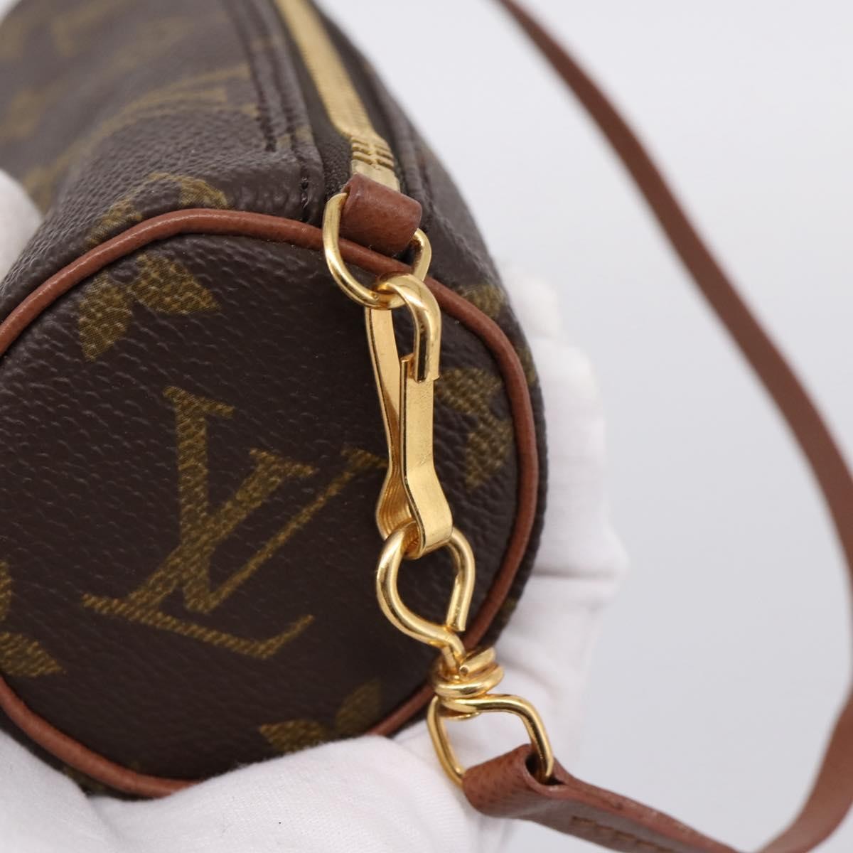 Louis Vuitton Papillon Pochette Monogram Canvas, Brown, Canvas, Clutch