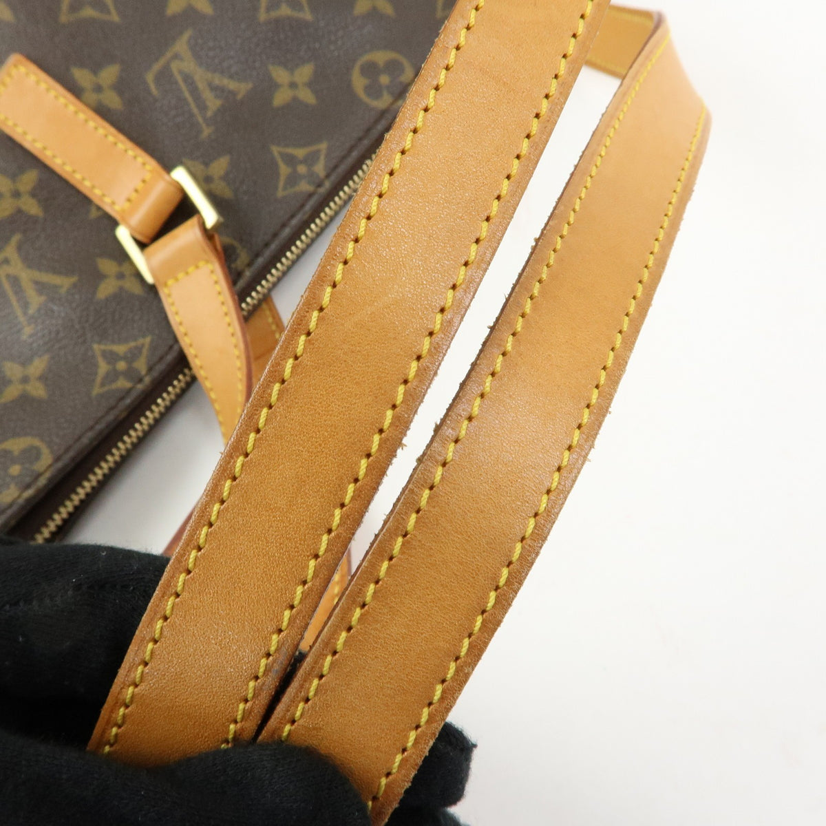 Louis Vuitton Cabas Mezzo Monogram Canvas, Brown, Canvas, Tote Bag