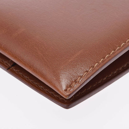Hermes Bearn Wallet Box Calf, BROWN, LEATHER, Wallets