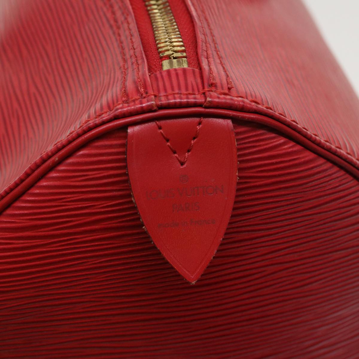 Louis Vuitton Epi Keepall 50 Red Handbag