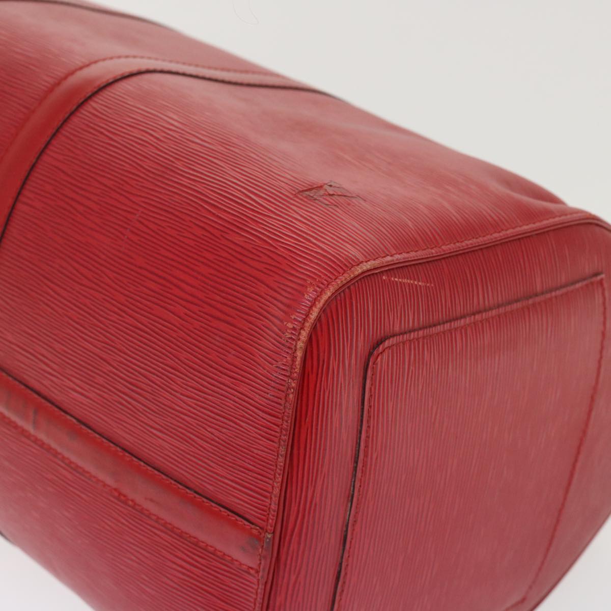 Louis Vuitton Epi Keepall 50 Red Handbag