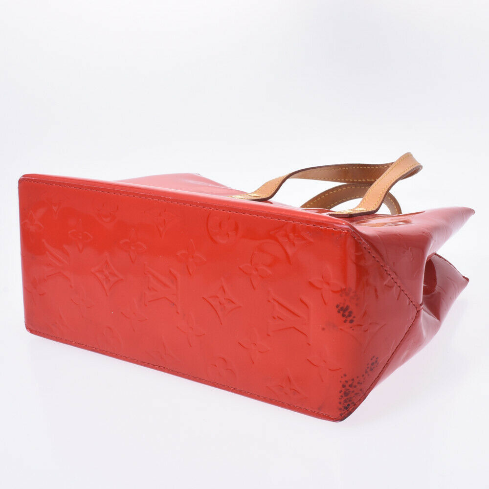 Louis Vuitton Reade Handbag Monogram Vernis, RED, PATENT_LEATHER, Handbag