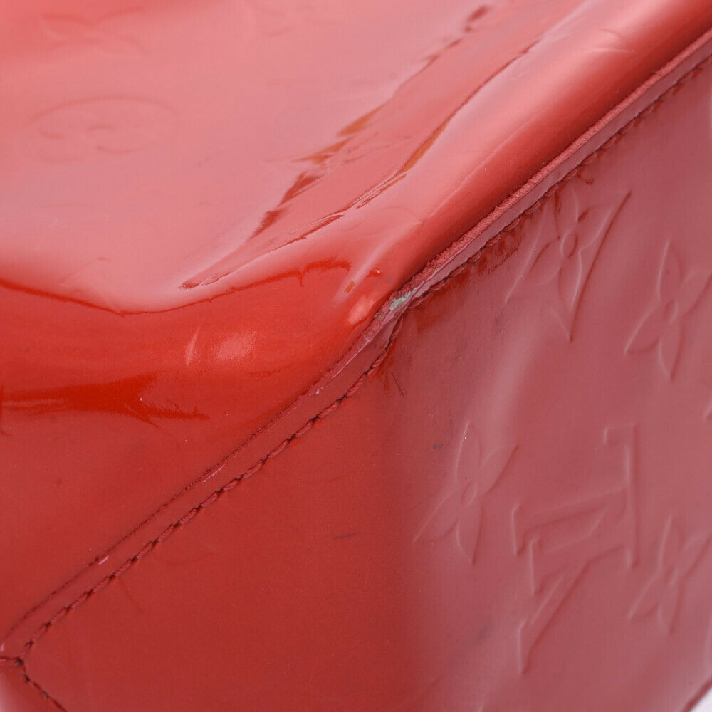 Louis Vuitton Reade Handbag Monogram Vernis, RED, PATENT_LEATHER, Handbag