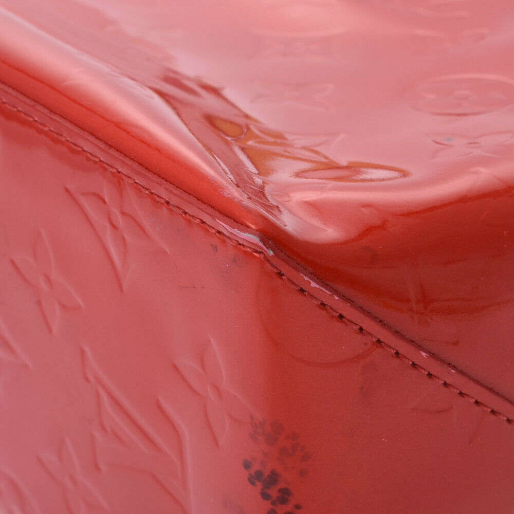 Louis Vuitton Reade Handbag Monogram Vernis, RED, PATENT_LEATHER, Handbag