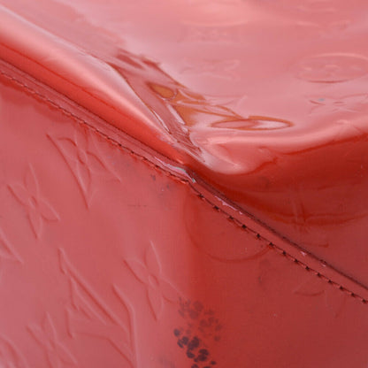 Louis Vuitton Reade Handbag Monogram Vernis, RED, PATENT_LEATHER, Handbag