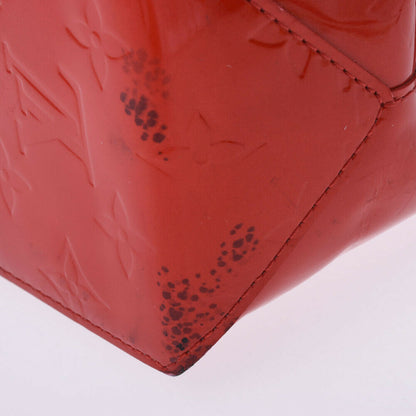 Louis Vuitton Reade Handbag Monogram Vernis, RED, PATENT_LEATHER, Handbag