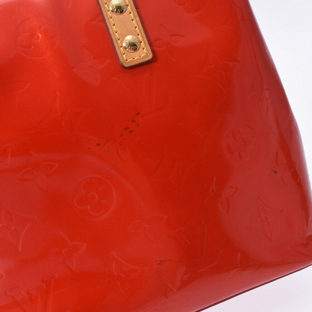 Louis Vuitton Reade Handbag Monogram Vernis, RED, PATENT_LEATHER, Handbag