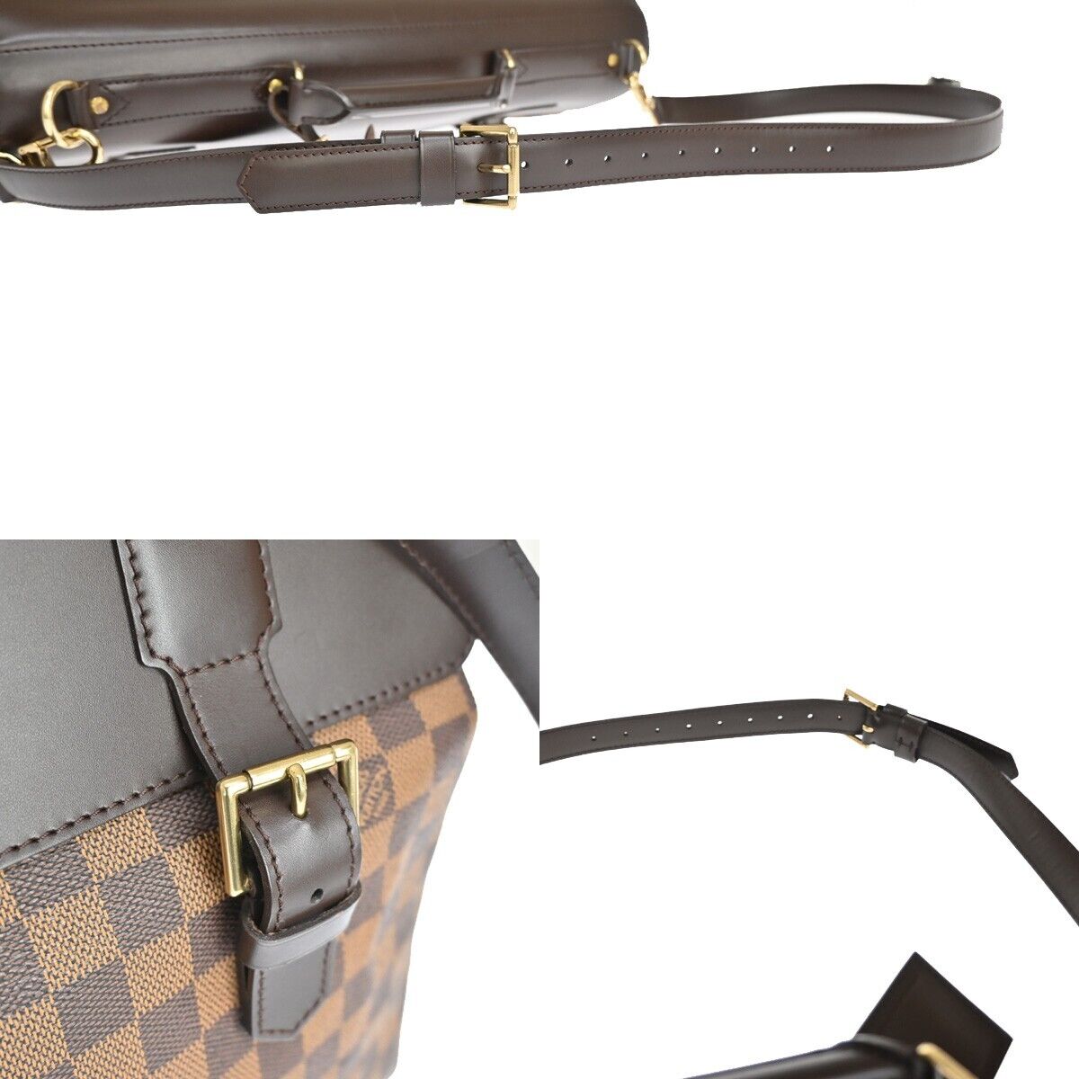 Louis Vuitton West End, Brown, Canvas, shoulder