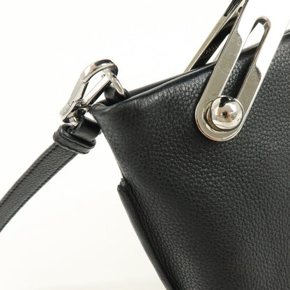 Loewe Missy Leather, Black, Leather, Handbag