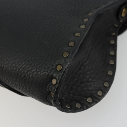 Gucci Shoulder Leather, Black, Leather, Shoulder Bag