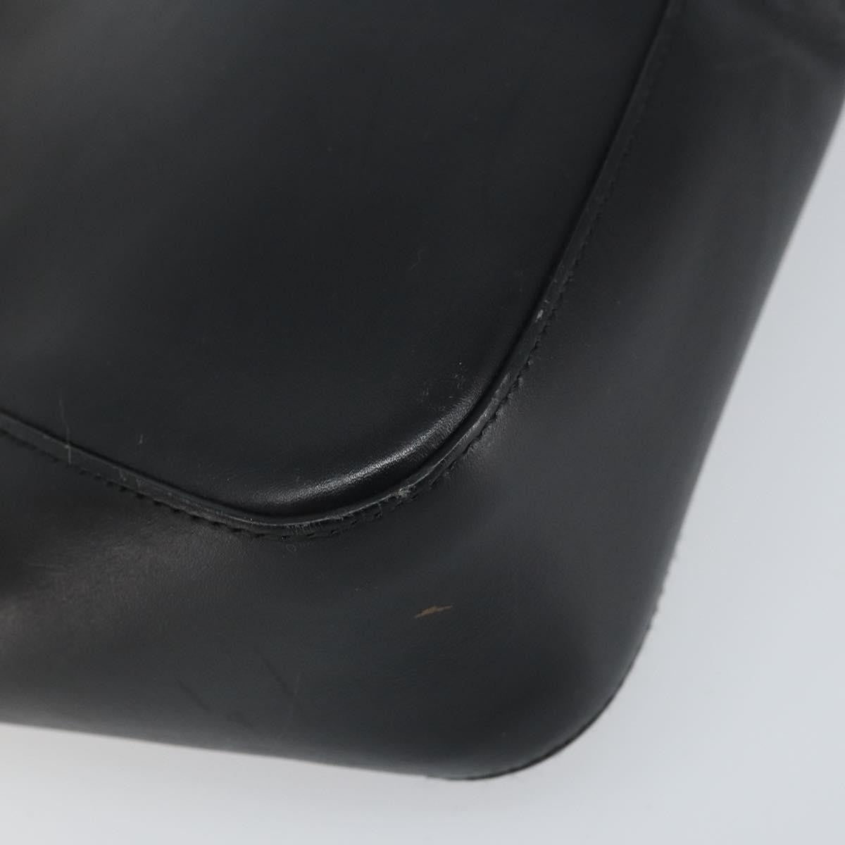 Gucci Vintage Web Tote Leather, Black, Leather, Tote Bag