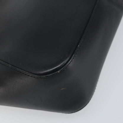 Gucci Vintage Web Tote Leather, Black, Leather, Tote Bag