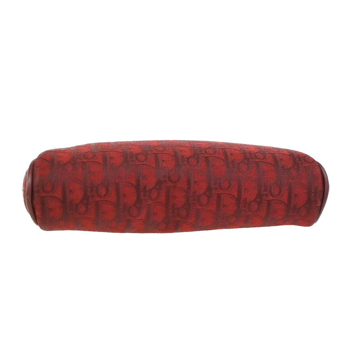 Christian Dior Vintage Trotter Canvas, Red, Canvas, Clutch