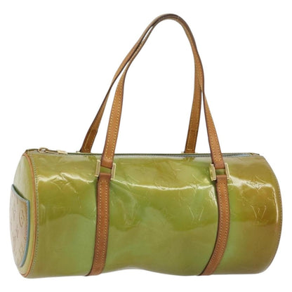 Louis Vuitton Bedford Monogram Vernis, Green, Patent Leather, Handbag