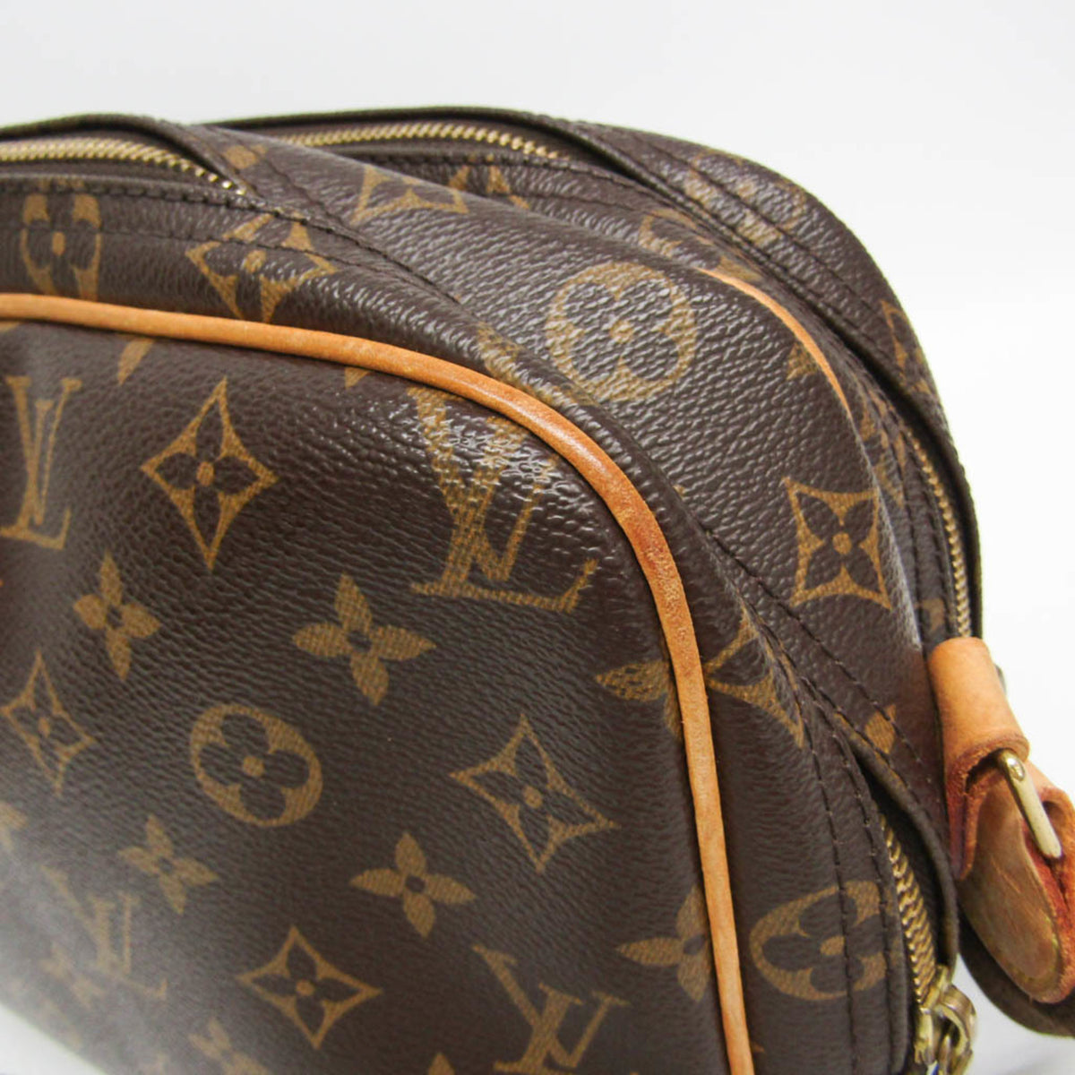 Louis Vuitton Reporter Monogram Canvas, Brown, Canvas, Shoulder Bag