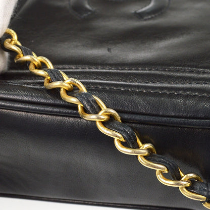 Chanel Vintage CC Tassel Camera Lambskin, Black, Leather, Shoulder Bag