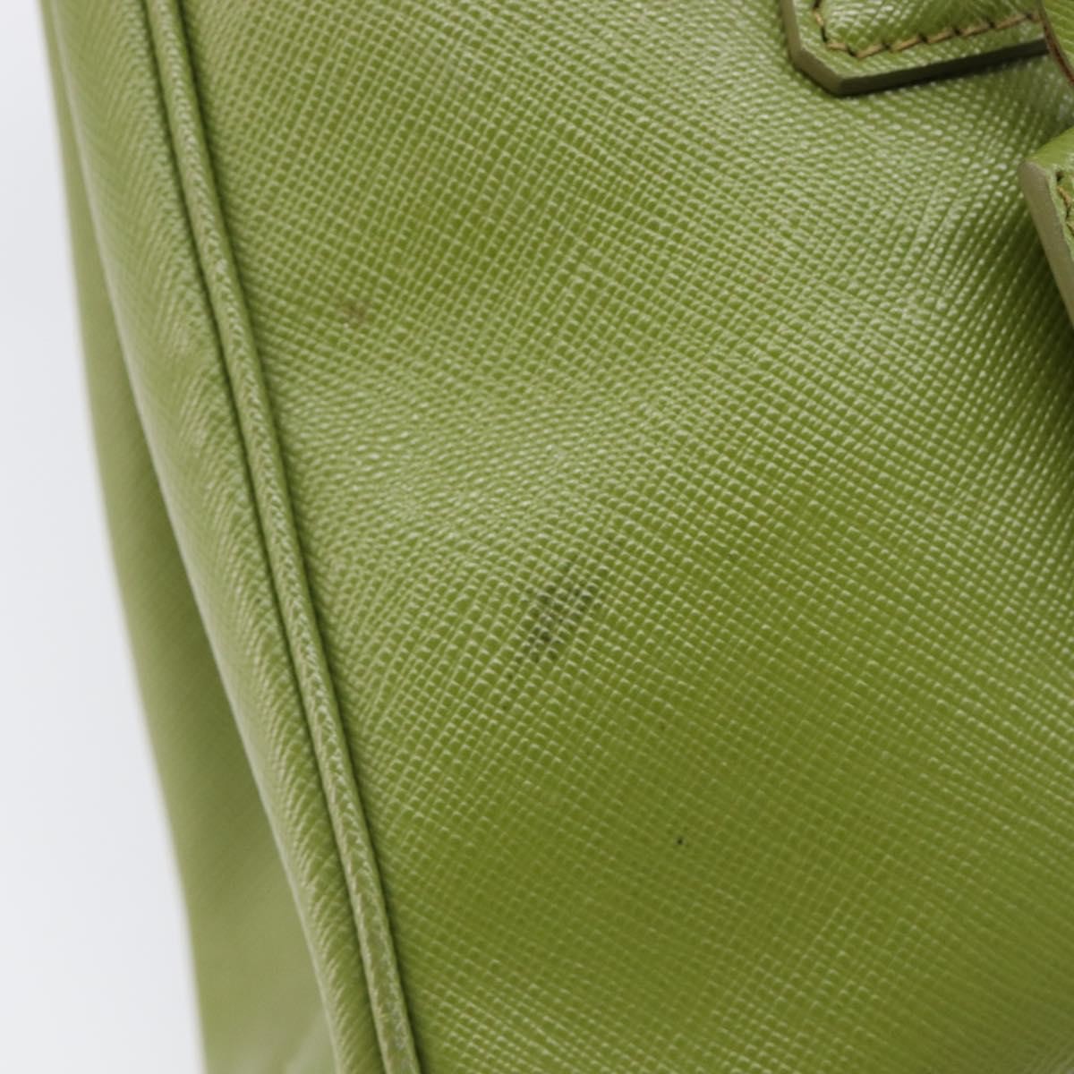 Prada Galleria  Strap Leather, Green, Leather, Handbag