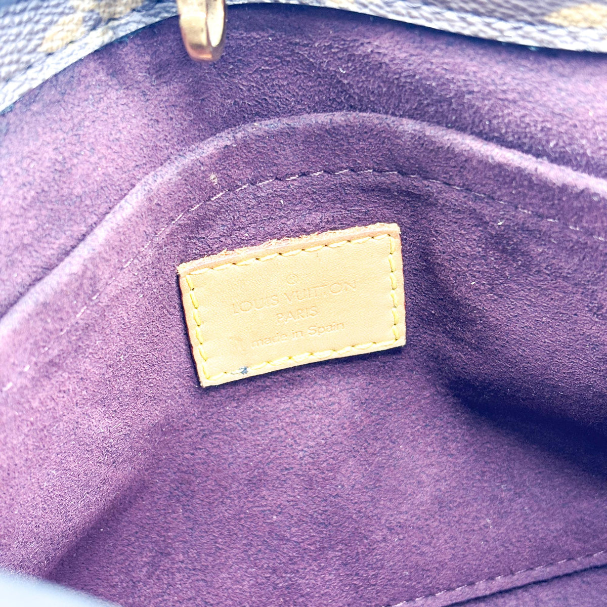 Louis Vuitton Montaigne Monogram Canvas, Brown, Canvas, Handbag