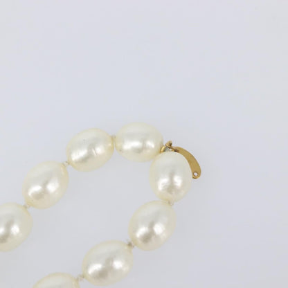 Chanel CC Pearl Metal and Pearls, White, Pearl, Necklace