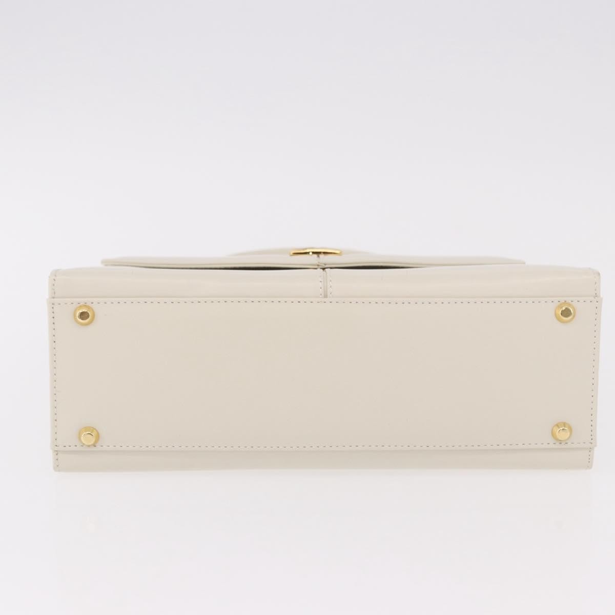 Saint Laurent Vintage handbag Leather, White, Leather, Handbag