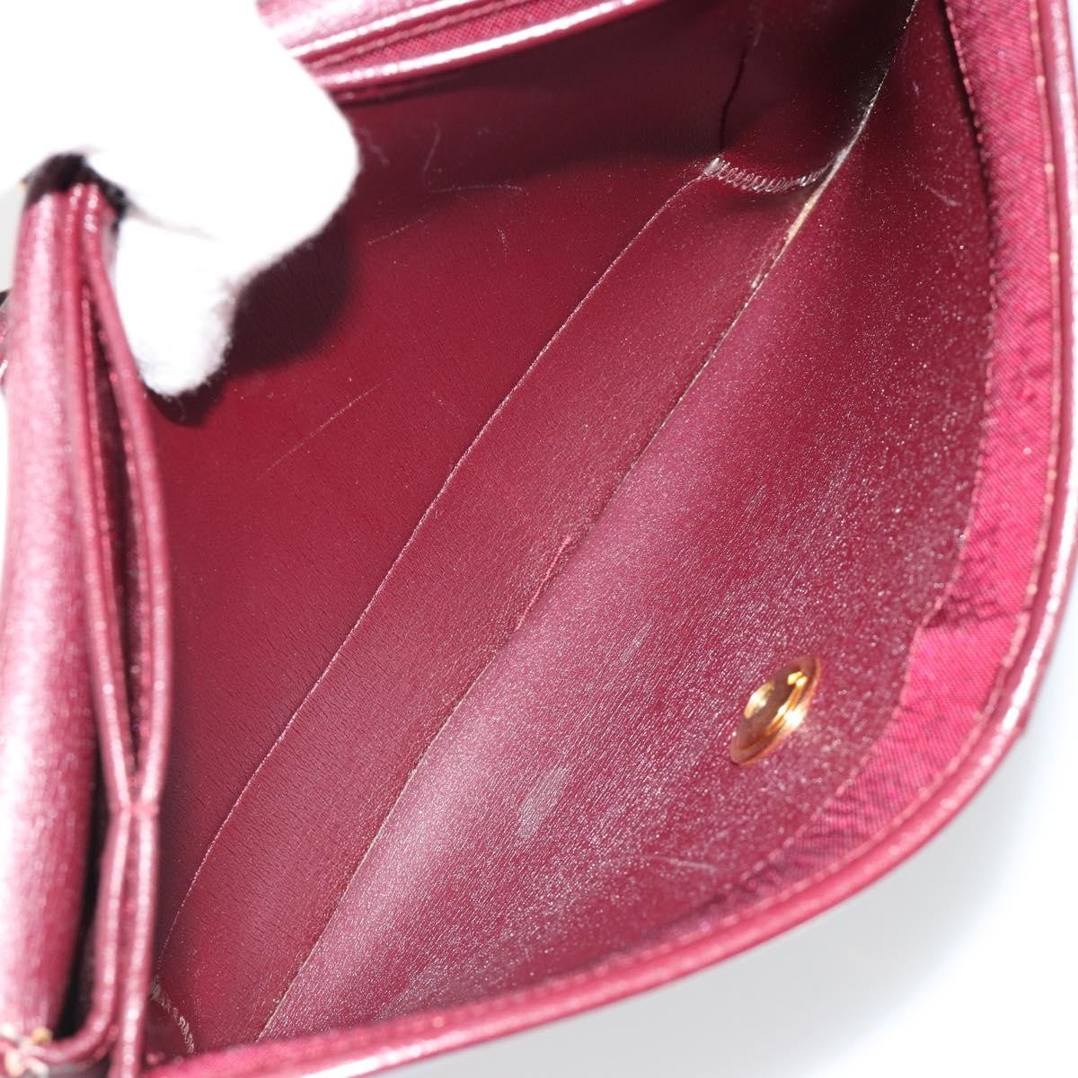 Christian Dior Shoulder Leather, Burgundy, Leather, Shoulder Bag