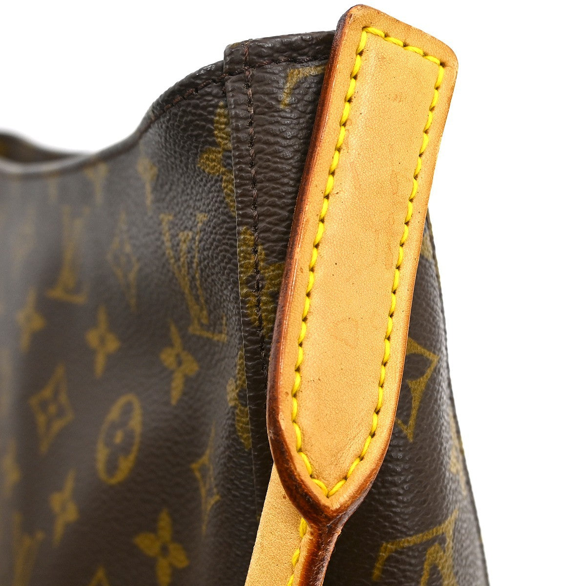 Louis Vuitton Looping Monogram Canvas, Brown, Canvas, Handbag