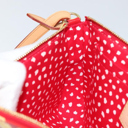 Louis Vuitton Pochette Accessoires Yayoi Kusama Painted Dots Monogram vernis, Red, Patent Leather, Clutch