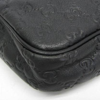 Gucci Convertible Briefcase Guccissima Leather, Black, Leather, Briefcase