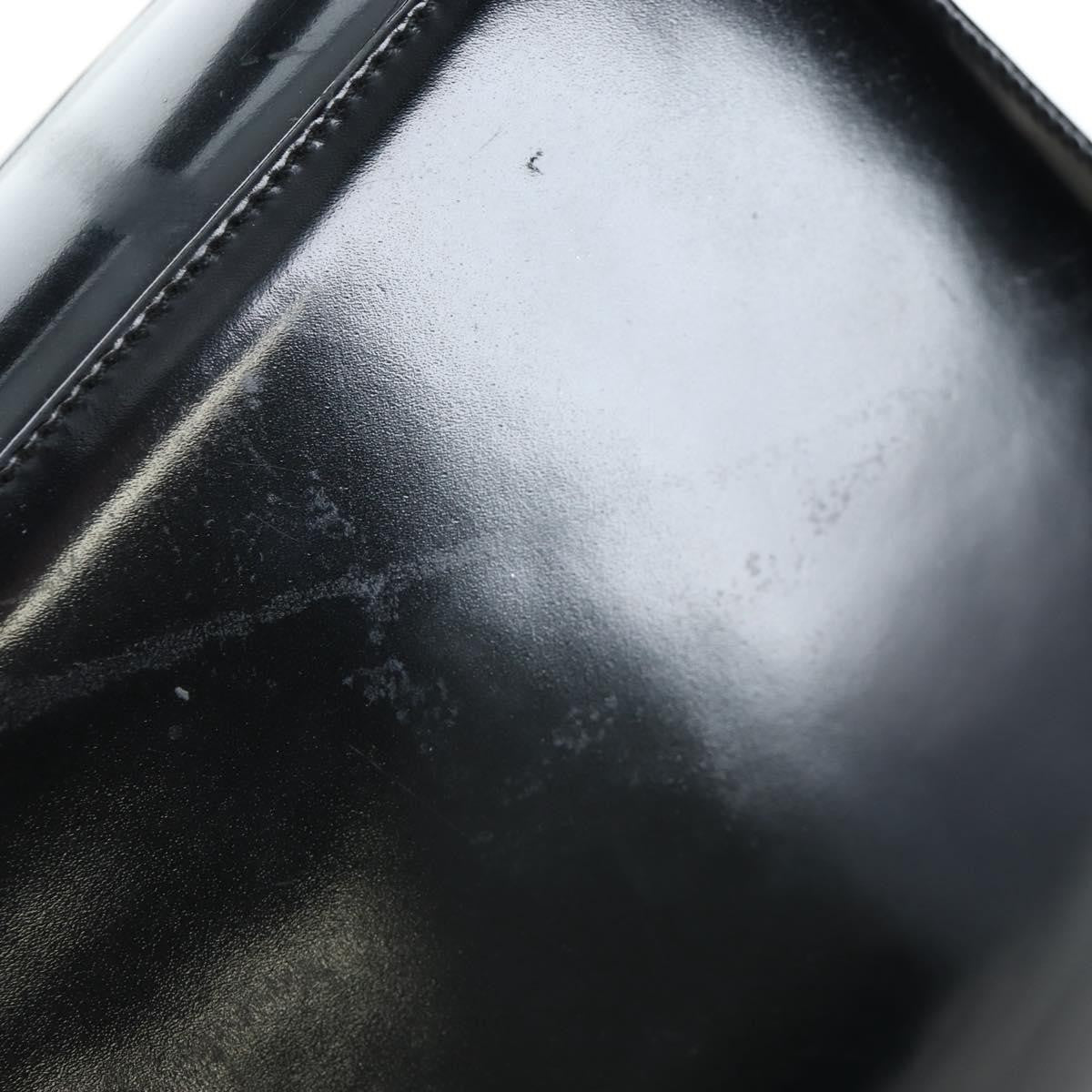 Salvatore Ferragamo Vala Patent Leather, Black, Patent Leather, Shoulder Bag