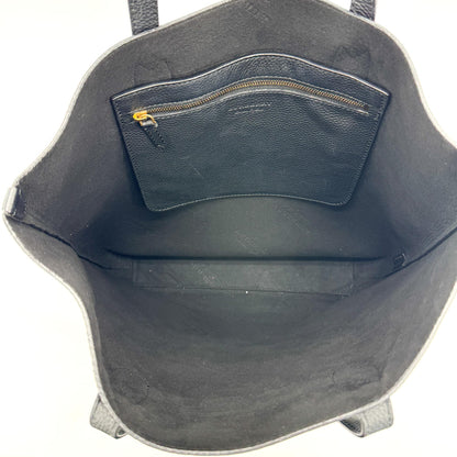 Burberry Remington Embossed Leather, Black, Leather, Tote Bag