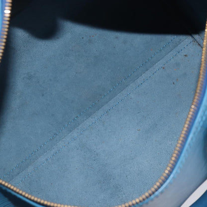Louis Vuitton Speedy Epi Leather, Blue, Leather, Handbag