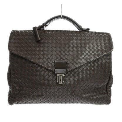 Bottega Veneta Envelope Intrecciato Nappa, Brown, Leather, Briefcase