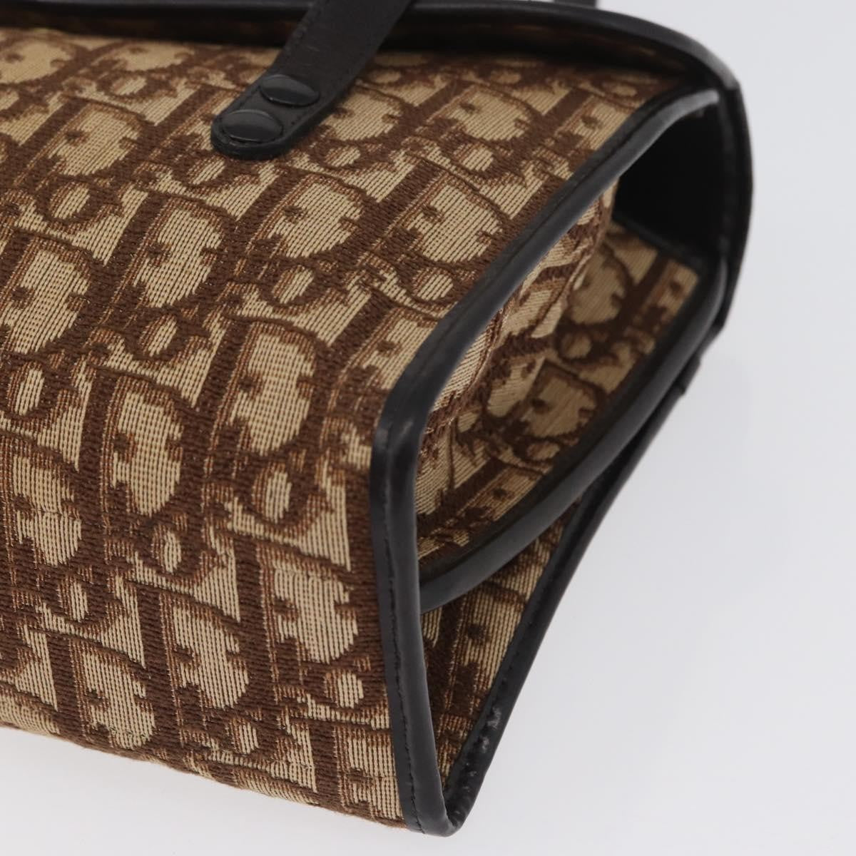 Christian Dior Trotter Canvas, Beige, Canvas, Shoulder Bag