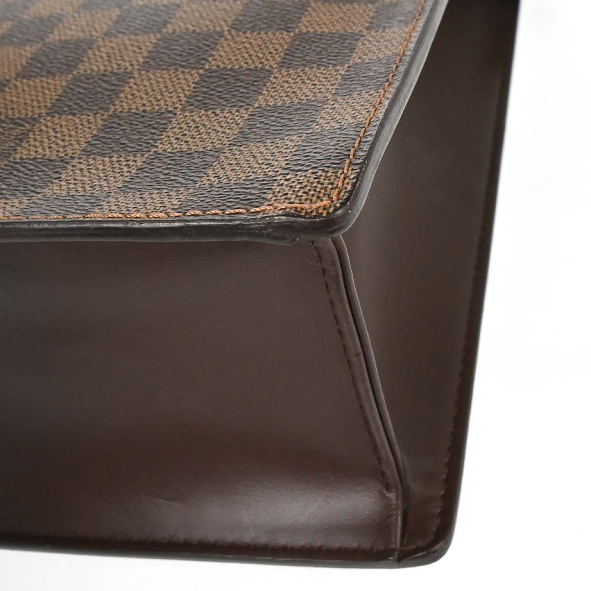 Louis Vuitton Venice Sac Plat Damier Ebene, Brown, Canvas, Tote Bag