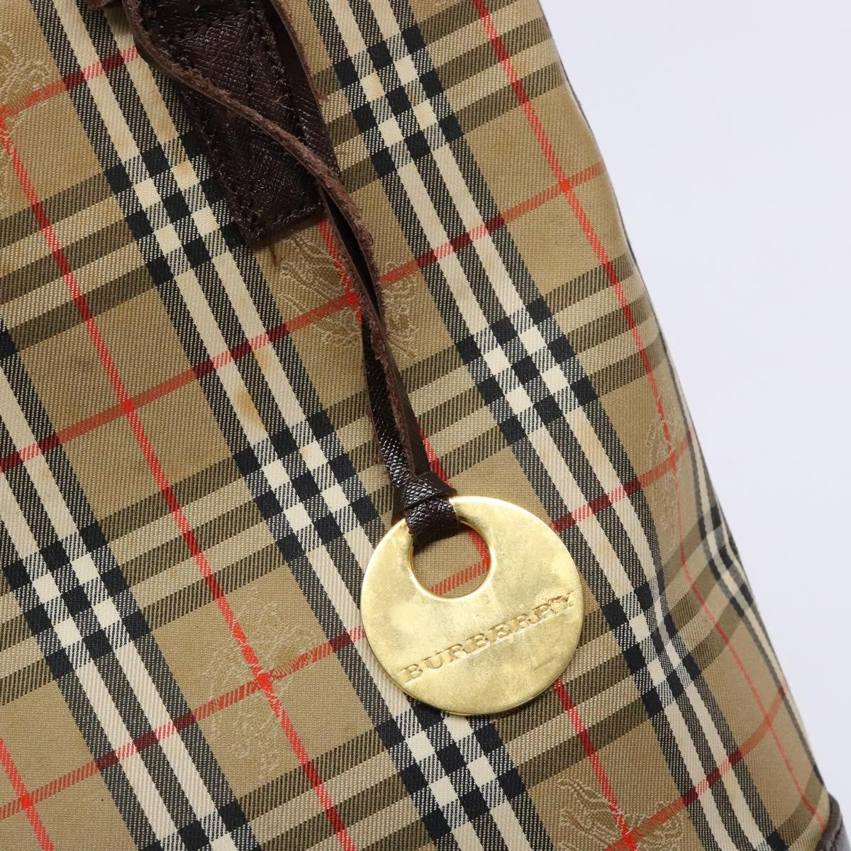 Burberry Nova Check Tote canvas check pattern, Beige, Canvas, Tote bag