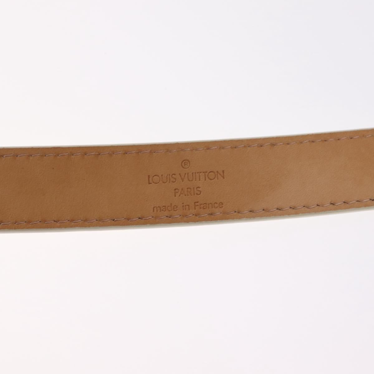 Louis Vuitton Vernis Belt LV Monogram Vernis, Beige, Patent Leather, Belt