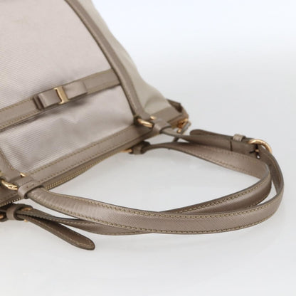Salvatore Ferragamo Vala tote Nylon, Beige, Nylon, Tote Bag