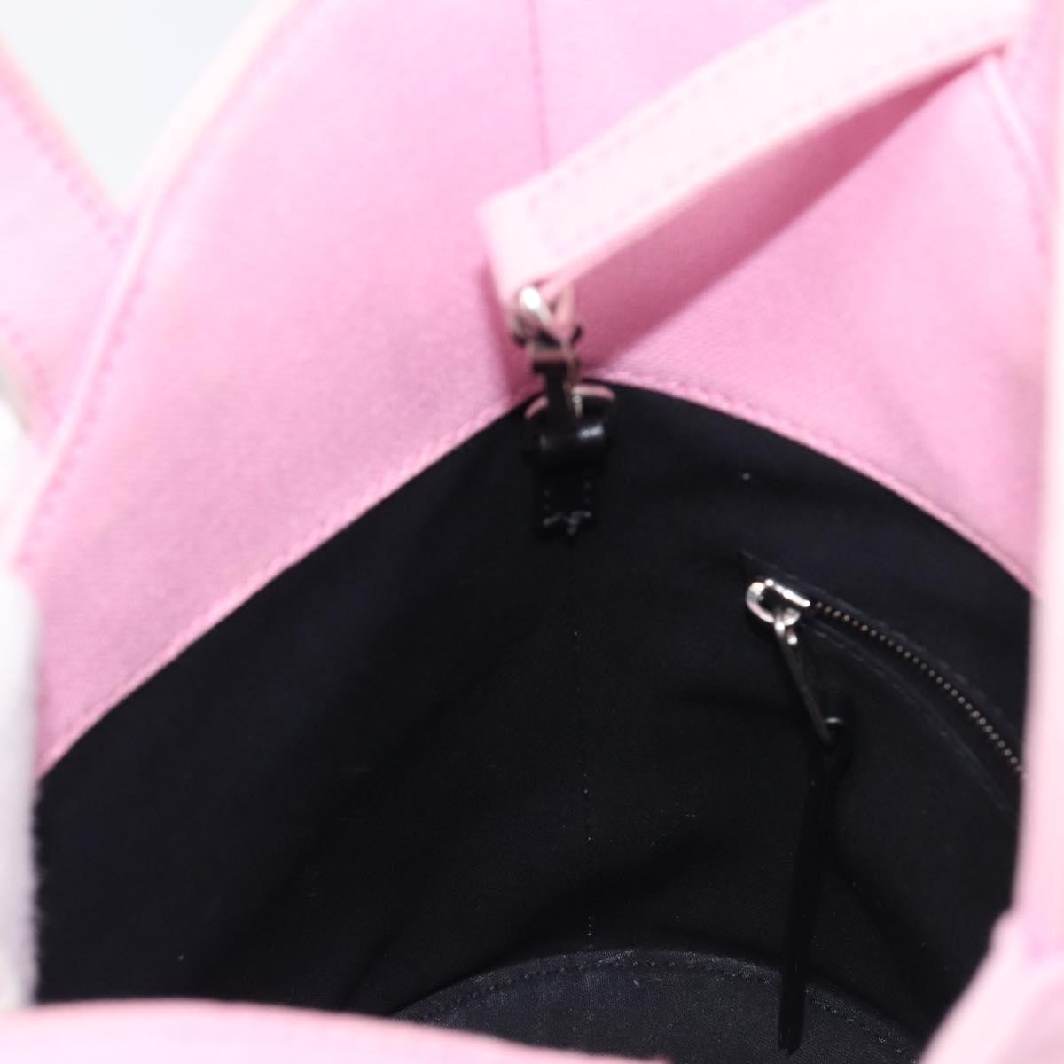 Balenciaga Wave Bucket Printed Canvas, Pink, Canvas, Tote Bag
