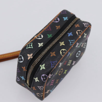 Louis Vuitton Wapity Trousse Monogram Multicolor, Black, Canvas, Clutch