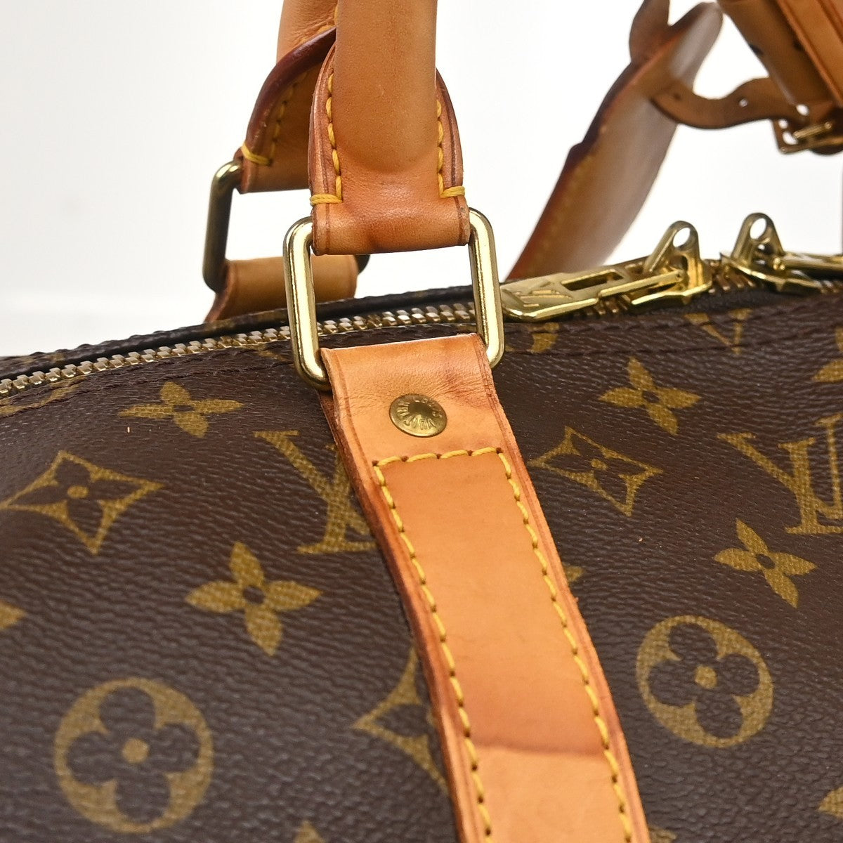 Louis Vuitton Keepall Monogram Canvas, Brown, Canvas, Travel Bag