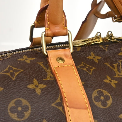 Louis Vuitton Keepall Monogram Canvas, Brown, Canvas, Travel Bag