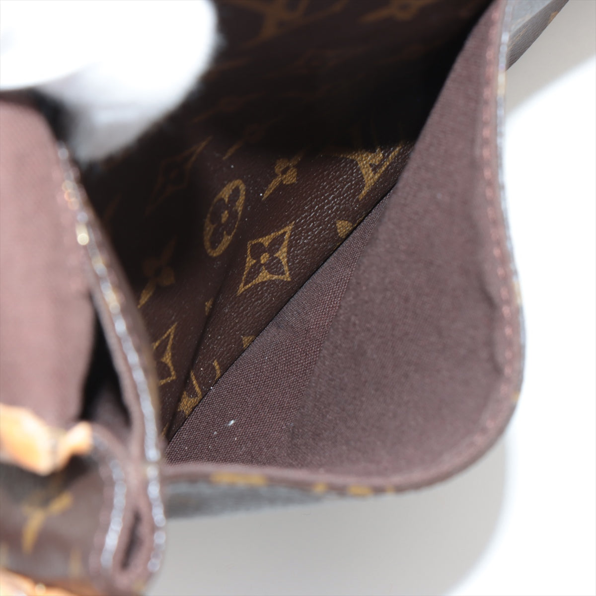 Louis Vuitton Menilmontant Monogram Canvas, Brown, Canvas, Handbag