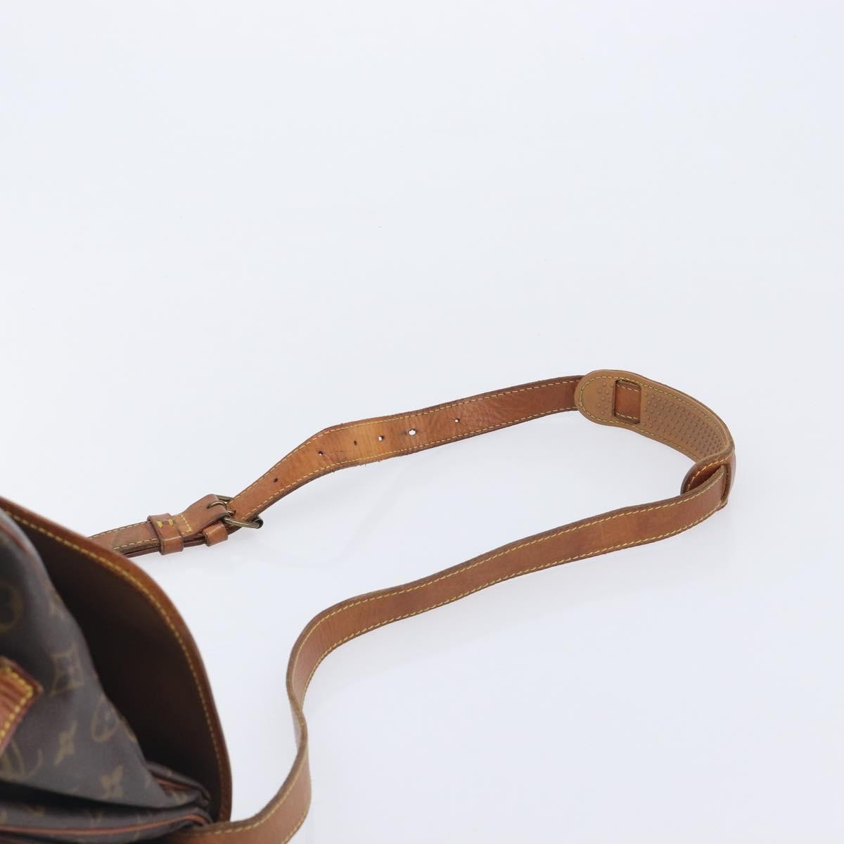 Louis Vuitton Saumur Monogram Canvas, Brown, Canvas, Shoulder Bag