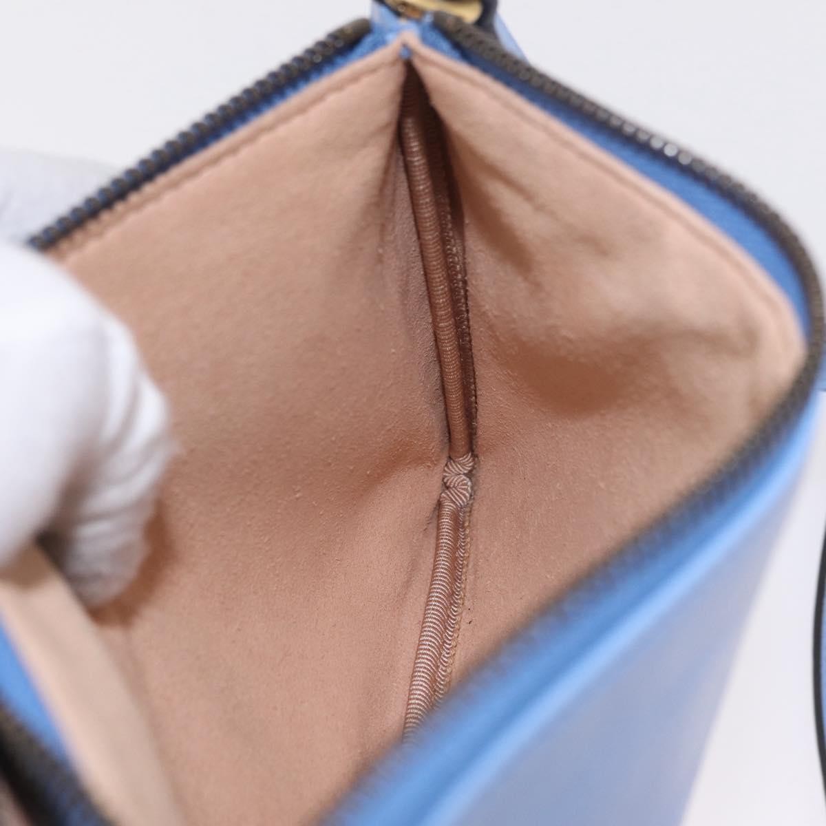 Gucci GG Marmont Double Matelasse Leather, Blue, Leather, Crossbody Bag