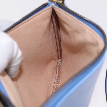 Gucci GG Marmont Double Matelasse Leather, Blue, Leather, Crossbody Bag