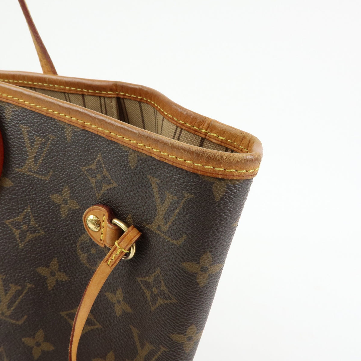 Louis Vuitton Neverfull Monogram Canvas, Brown, Canvas, Tote Bag