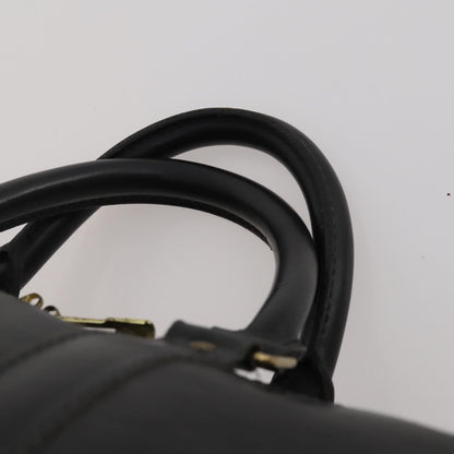Louis Vuitton Keepall Epi Leather, Black, Leather, Travel Bag