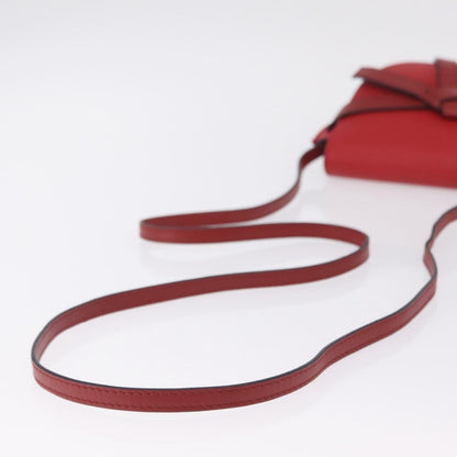Loewe Metal Gate Leather, Red, Leather, Shoulder Bag