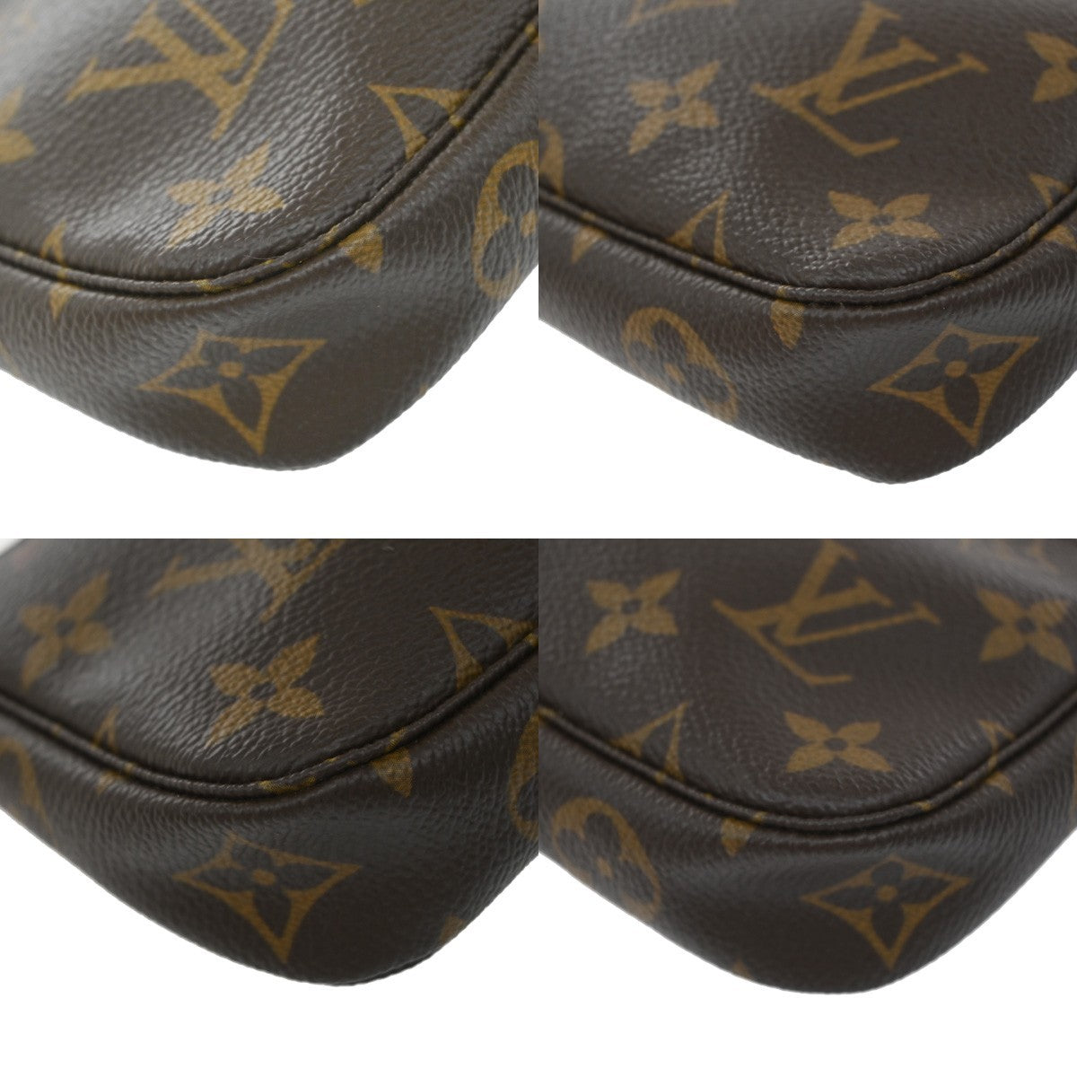 Louis Vuitton Mini pochette accessoires Canvas, Brown, Canvas, Clutch